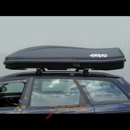 Car Roof Farad Roof Box F3 680l Test Du Coffre De Toit FARAD Nero