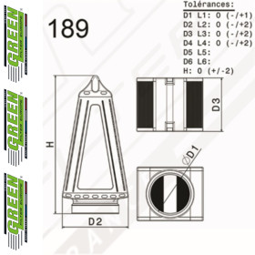 Filtre à air sport GREEN FILTER pour MERCEDES C CLASSE (W205/A205/C205/S205)