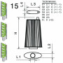 Filtre à air sport GREEN FILTER pour PORSCHE BOXSTER 718 (982)
