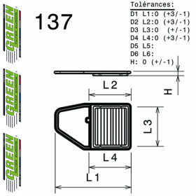 Filtre à air sport GREEN FILTER pour SKODA FABIA III (NJ3/NJ5)