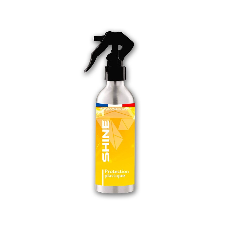 SHINE Protection Plastique Auto - 200 Ml | Nettoie, Ravive Et Protège Les Plastiques Intérieur & Extérieur