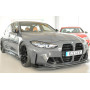 Lame de pare-chocs avant noir mat BMW M3 G81 TOURING