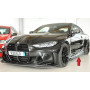Lame de bas de caisse gauche noir mat BMW M4 G82 COUPÉ