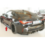 Lame de bas de caisse gauche noir mat BMW M4 G82 COUPÉ