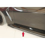 Lame de bas de caisse gauche noir mat BMW M4 G83 CABRIOLET