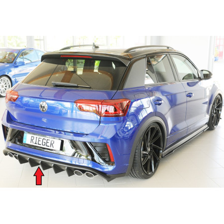 Lames De Pare-chocs Arrière Maxton Design Pour Volkswagen T-Roc R / R-Line Mk1