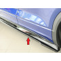 Lame de bas de caisse gauche "noir brillant" pour VOLKSWAGEN T-ROC R-L