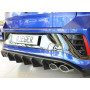Diffuseur de pare-chocs arrière "noir mat" VOLKSWAGEN T-ROC R (sans at