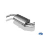 Silencieux arrière sport 100% inox FOX EXHAUST SYSTEMS avec sortie 2x76mm type 18 pour Alfa Romeo 156