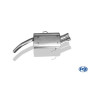 Silencieux arrière sport 100% inox FOX EXHAUST SYSTEMS avec sortie 2x76mm type 18 pour Alfa Romeo 156
