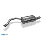 Silencieux arrière sport 100% inox FOX EXHAUST SYSTEMS 1x90mm type 13 pour Alfa Romeo 166
