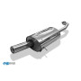 Silencieux arrière sport 100% inox FOX EXHAUST SYSTEMS 1x90mm type 13 pour Alfa Romeo 166