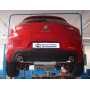 Silencieux arrière duplex sport 100% inox FOX EXHAUST SYSTEMS 1x100mm type 16 pour Alfa Romeo Giulietta 940