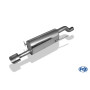 Silencieux arrière sport 100% inox FOX EXHAUST SYSTEMS 1x115x85mm type 32 pour Alfa Romeo Mito 955