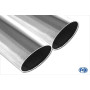 Silencieux arrière sport 100% inox FOX EXHAUST SYSTEMS 2x76mm type 14 pour Audi 80/90 Quattro type 85 Facelift