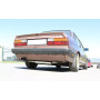 Silencieux arrière sport 100% inox FOX EXHAUST SYSTEMS 2x76mm type 14 pour Audi 80/90 Quattro type 85