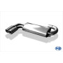Silencieux arrière sport 100% inox FOX EXHAUST SYSTEMS 2x76mm type 13 pour Audi 80/90 type 89 Quattro