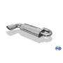 Silencieux arrière sport 100% inox FOX EXHAUST SYSTEMS 1x135x80mm type 53 pour Audi 80/90 type 89 Quattro