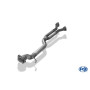 Tube de remplacement de silencieux avant (longueur 1,9m) 100% inox FOX EXHAUST SYSTEMS pour Audi 80/90 type 89 Quattro