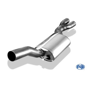 Silencieux avant sport 100% inox Audi S2 Quattro type 89