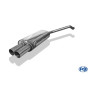 Silencieux arrière sport 100% inox FOX EXHAUST SYSTEMS 2x76mm type 10 pour Audi 80 type B4