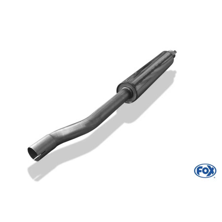 Silencieux avant sport 100% inox FOX EXHAUST SYSTEMS pour Audi 80 type B4