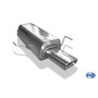 Silencieux arrière sport 100% inox FOX EXHAUST SYSTEMS 1x135x80mm type 53 pour Audi 80 type B4