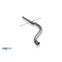 Tube de remplacement de silencieux avant 100% inox FOX EXHAUST SYSTEMS pour Audi 80 type B4