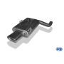 Silencieux arrière sport 100% inox FOX EXHAUST SYSTEMS 1x135x80mm type 53 pour AUDI 80 QUATTRO TYPE B4