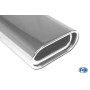 Silencieux arrière sport inox 1x135mm type 13 (RS2) AUDI 80 QUATTRO B4