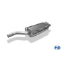 Silencieux arrière sport inox 2x63mm type 10 AUDI 100 QUATTRO TYPE C3