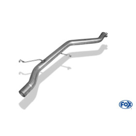 Tube remplacement silencieux avant inox AUDI 100 QUATTRO TYPE C3