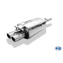 Silencieux arrière sport inox 2x76mm type 16 AUDI 100 TYPE C3