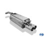 Silencieux arrière sport inox 2x76mm type 10 AUDI 100 TYPE C4