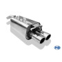 Silencieux arrière sport inox 2x76mm type 16 AUDI 100 TYPE C4