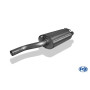 Silencieux arrière sport inox 2x70mm type 16 AUDI 100 QUATTRO TYPE C4