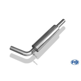 Silencieux avant sport 100% inox pour AUDI A1 TYPE 8X