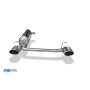 Silencieux arrière duplex sport inox 1x140x90mm pour AUDI A1 TYPE 8X