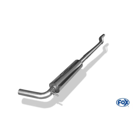 Silencieux avant sport inox pour AUDI A1 TYPE 8X