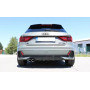 Silencieux arrière sport 100% inox FOX EXHAUST SYSTEMS 2x76mm type 25 pour AUDI A1 30 TFSI TYPE GB