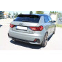 Silencieux arrière sport 100% inox FOX EXHAUST SYSTEMS 2x76mm type 25 pour AUDI A1 30 TFSI TYPE GB
