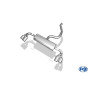 Silencieux arrière duplex sport inox 2x90mm pour AUDI S1 QUATTRO