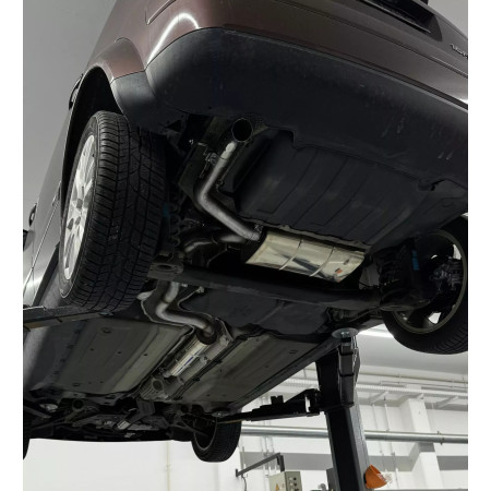 Catback silencieux sport inox 1x63mm type 26 pour AUDI A2 1.4L