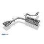 Catback silencieux sport inox 2x80mm type 16 pour AUDI A2 1.6L
