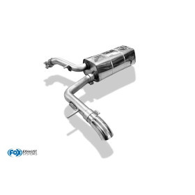 Silencieux sport inox 1x63mm type 26 pour AUDI A2 1.4L