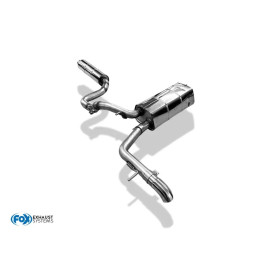 Silencieux sport inox 1x63mm type 26 pour AUDI A2 1.6L