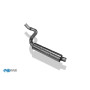 Silencieux avant sport 100% inox FOX EXHAUST SYSTEMS pour AUDI A2 1.6L