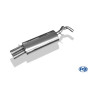 Silencieux sport inox 2x76mm type 13 pour AUDI A3 TYPE 8L