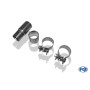 Silencieux sport inox 2x76mm type 13 pour AUDI A3 TYPE 8L