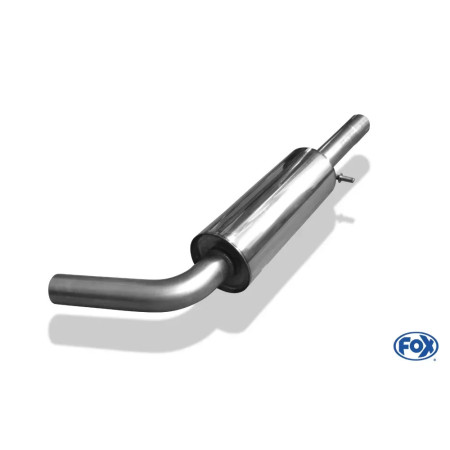 Silencieux avant sport 100% inox pour AUDI A3 TYPE 8L